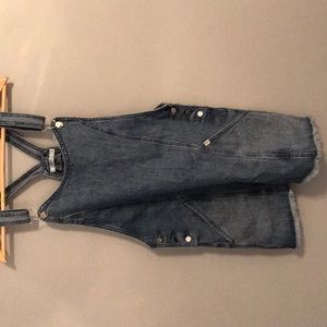 Obey jean overall skirt